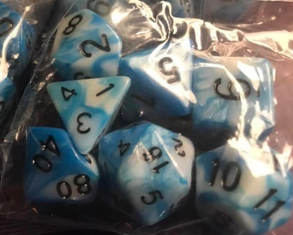 Auzunuti Spiritual Quantum MetaPhysic Mechanics Dice - 1D4, 1D6, 1D8, 1D12, 1D10, 1D10%, 1D20 - 32 Different Assortment of Colors Available - Blessed by Aquarian MetaPhysics Professor for Supreme Spiritual Outcomes - @JSNJMSDSLR