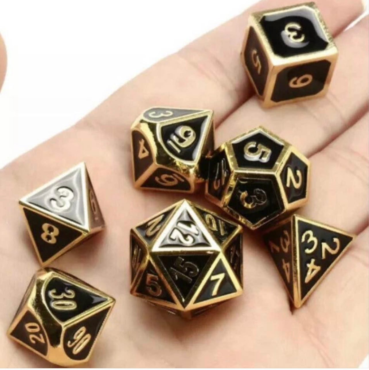 Auzunuti Spiritual Quantum MetaPhysic Mechanics Dice - 1D4, 1D6, 1D8, 1D12, 1D10, 1D10%, 1D20 - 32 Different Assortment of Colors Available - Blessed by Aquarian MetaPhysics Professor for Supreme Spiritual Outcomes - @JSNJMSDSLR