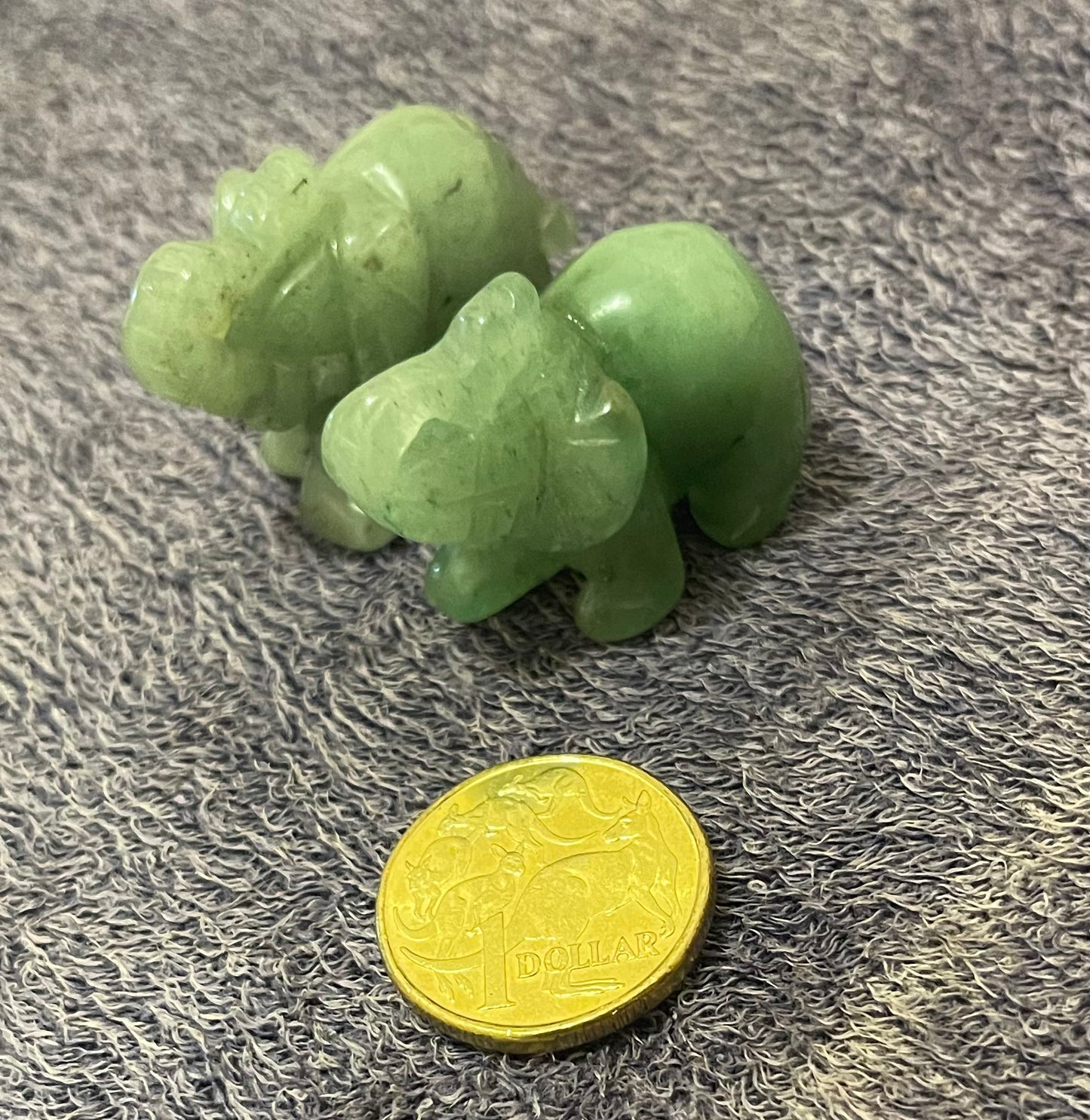 Elephant Rock Carvings - 11 Different Options Available - 1 Pcs or 2 Pcs - Auzunuti Gift Store / Hand Carved Gemstone Crystal Rock;