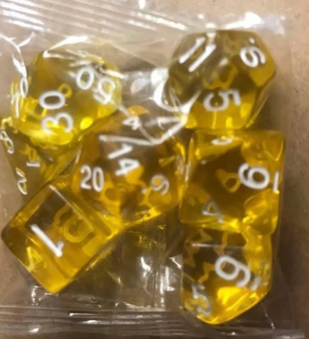 Auzunuti Spiritual Quantum MetaPhysic Mechanics Dice - 1D4, 1D6, 1D8, 1D12, 1D10, 1D10%, 1D20 - 32 Different Assortment of Colors Available - Blessed by Aquarian MetaPhysics Professor for Supreme Spiritual Outcomes - @JSNJMSDSLR